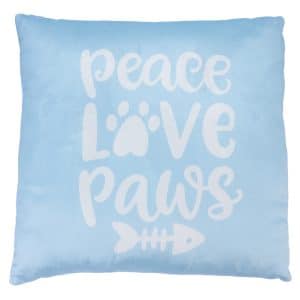 Smartpet "Peace Love Paws" kudde - L 40 x B 40 cm
