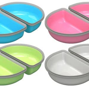 Surefeed delad skål blå