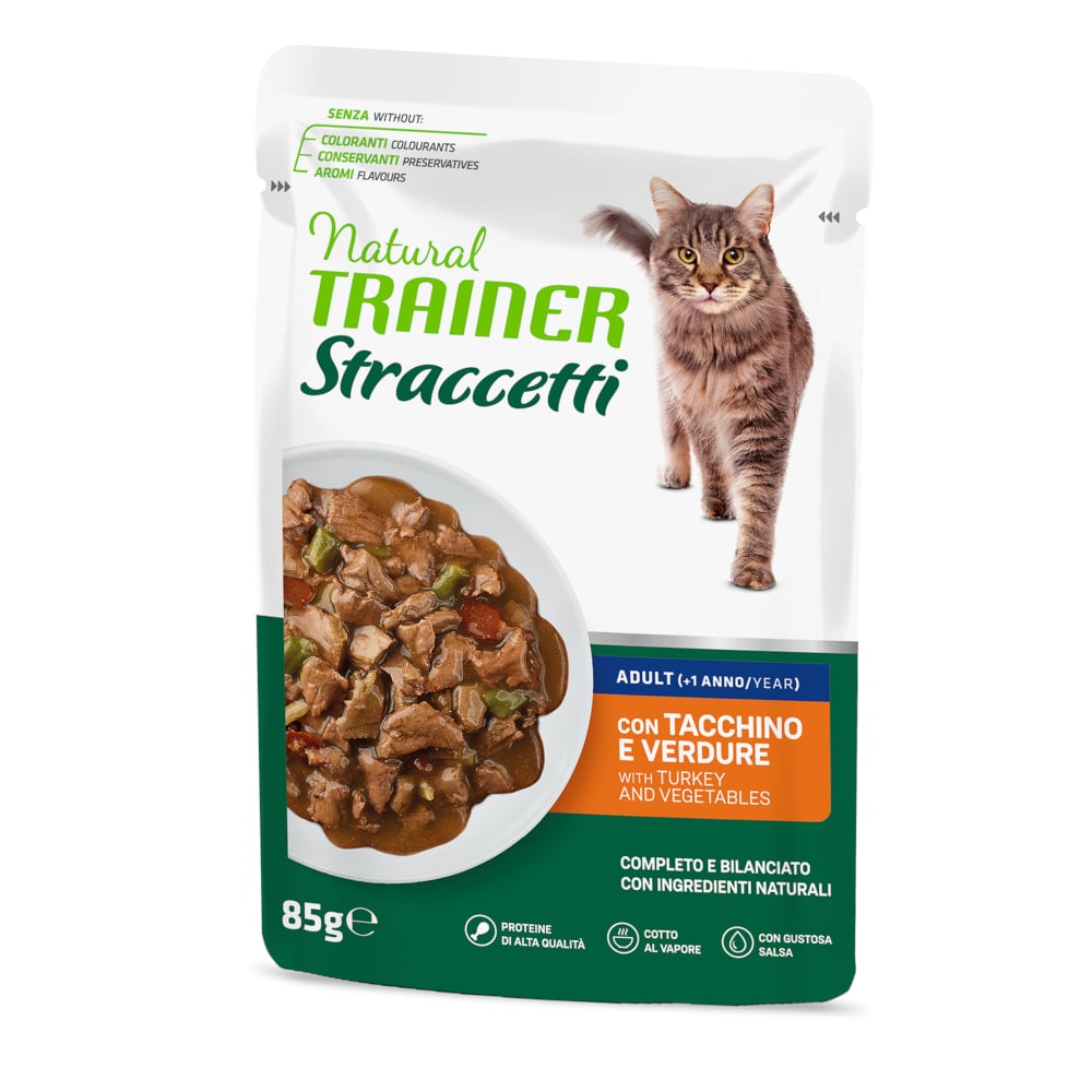 4 x / 6 x 85 g på köpet! 12 x / 22 x 85 g Natural Trainer strimlor i sås - 22 x 85 g med kalkon