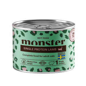 Cat Adult Single Protein Lamb Can 200 g - Katt - Kattfoder & kattmat - Blötmat & våtfoder till katt - Monster Pet Food - ZOO.se