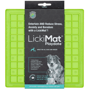 Classic Playdate Green 20 x 20 cm - Hund - Matplats & Vattenautomater för hund - Foderaktivering för hund - LickiMat - ZOO.se