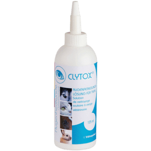 Clytox 125ml - Veterinär - Djurapotek - Ögonrengöring & Ögonskölj - Ögonskölj & Ögonvatten - Vétoquinol - ZOO.se