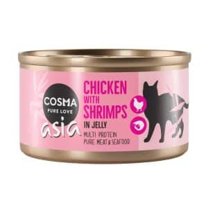 Cosma Asia i gelé 6 x 85 g - Kyckling & räkor
