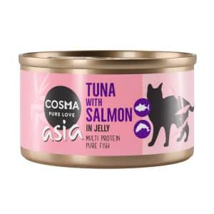 Cosma Asia i gelé 6 x 85 g - Tonfisk & lax