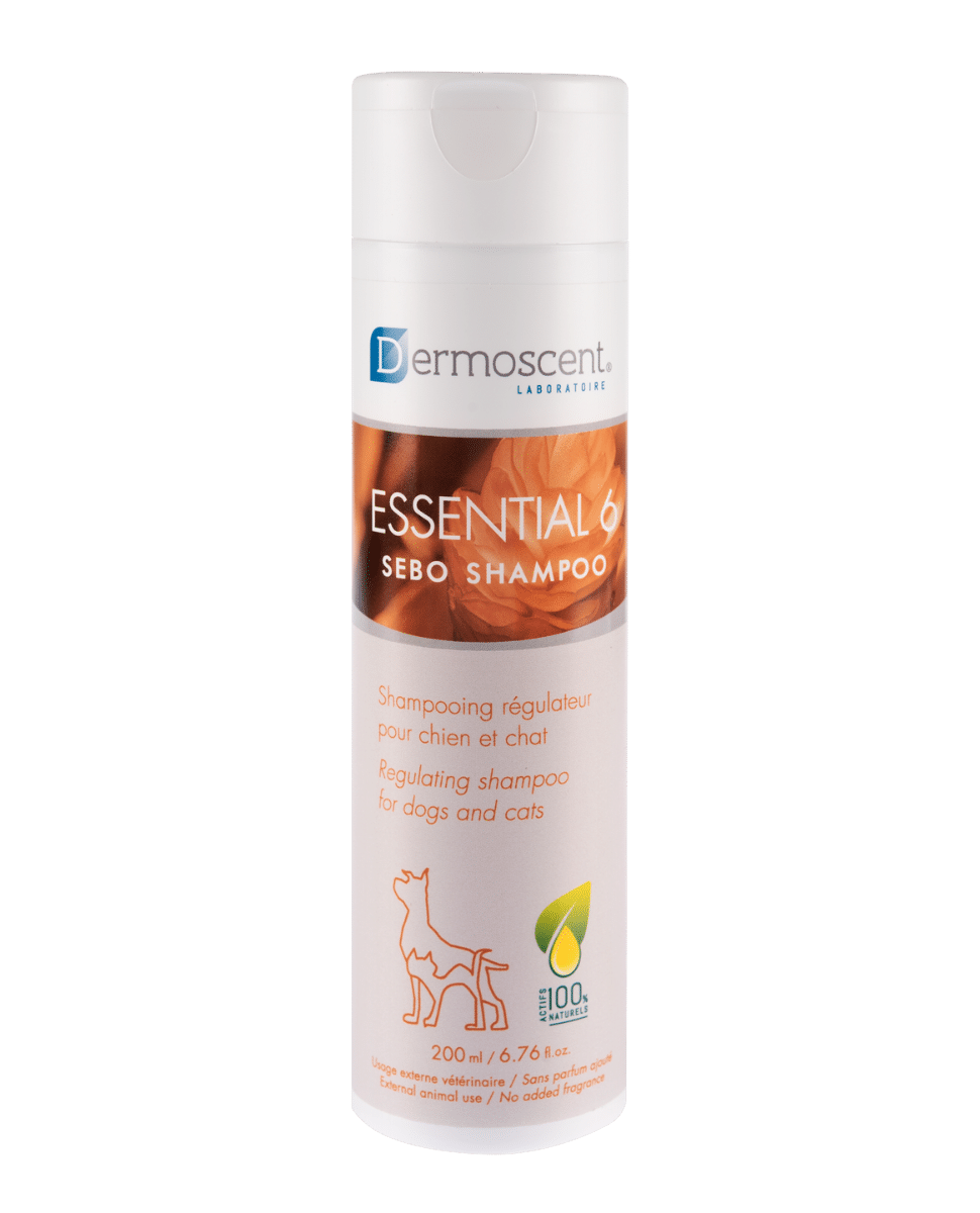 Dermoscent Essential 6 Sebo Shampoo för hundar & katter 200 ml