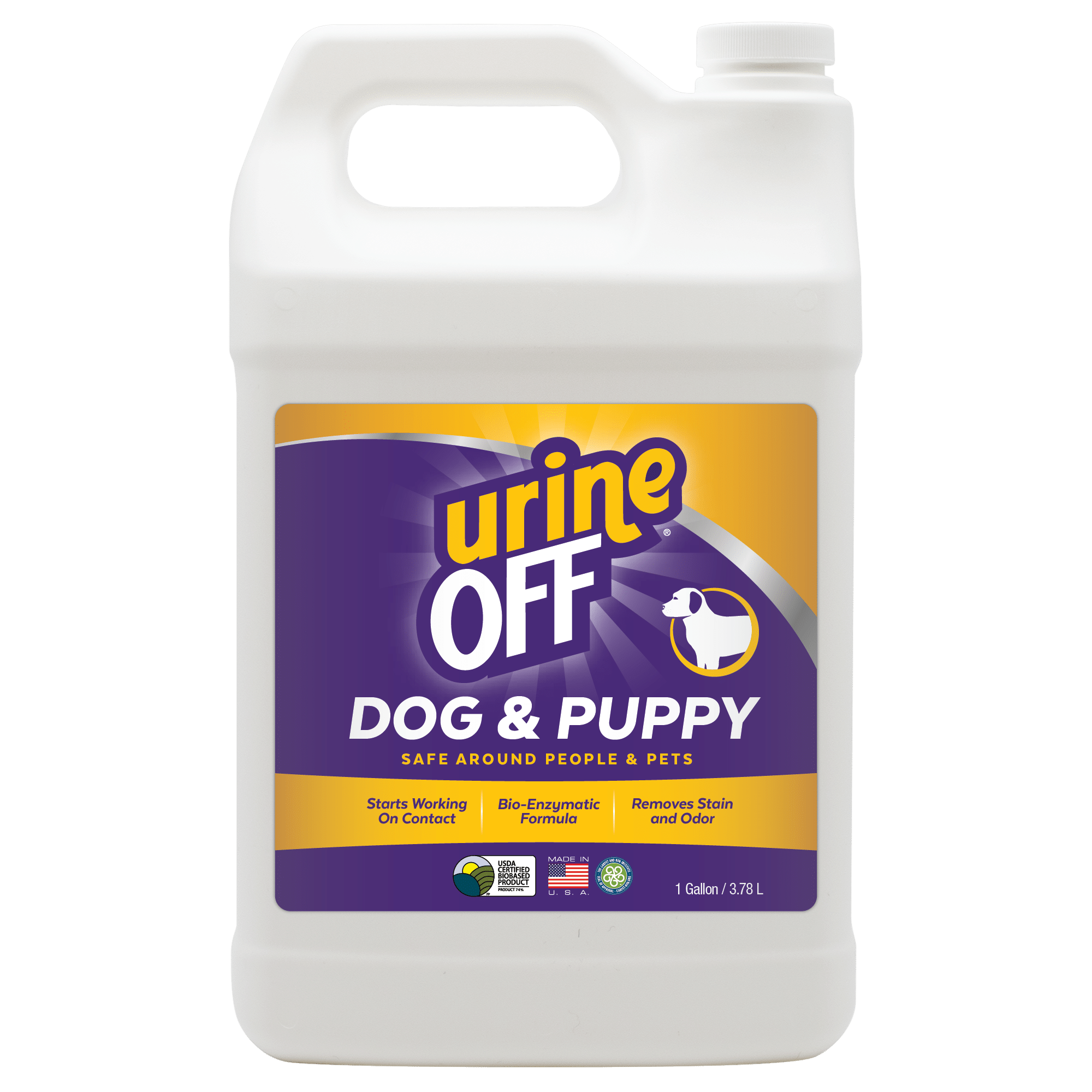 Dog & Puppy Formula - Odour and Stain Remover Dunk 3,78 L - Hund - Hundvård & Tillskott - Rengöring & Desinficering för hund - Urine Off - ZOO.se