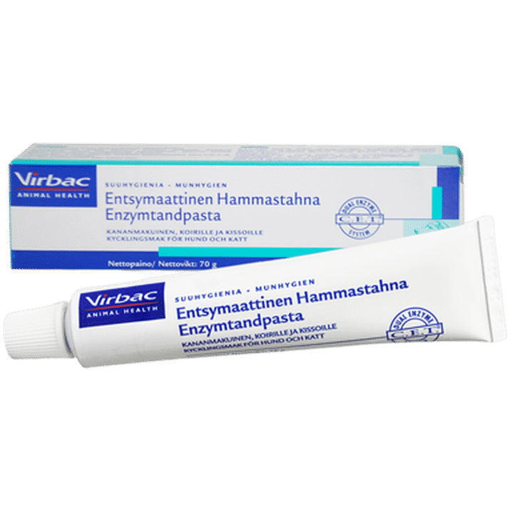 Enzymatic Toothpaste - Enzymtandkräm Hund & Katt 70 g - Hund - Hundvård & Tillskott - Tandvård & tandsten hos hund - Virbac - ZOO.se