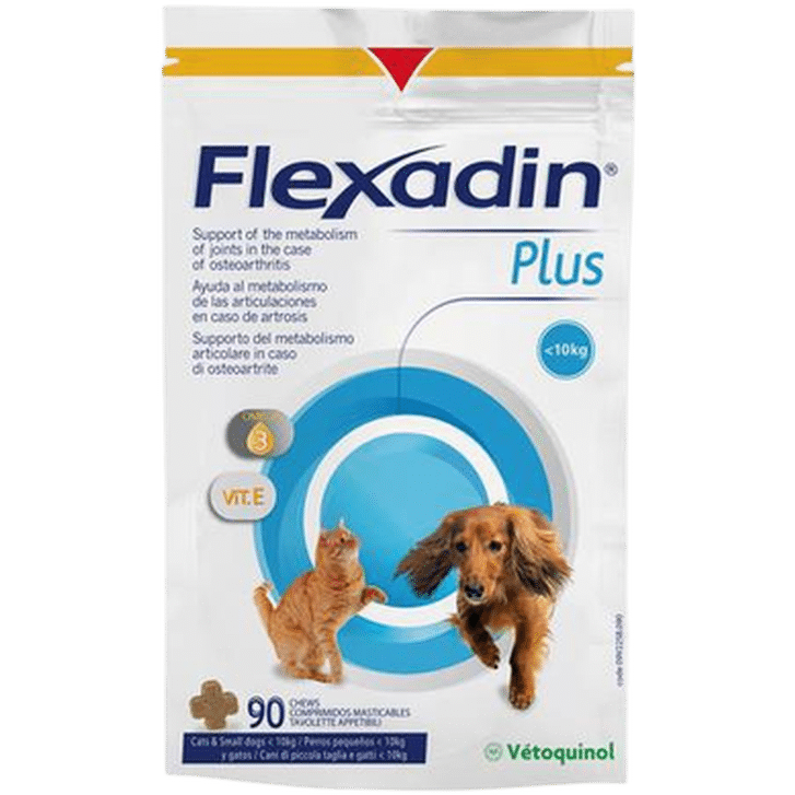 Flexadin Plus Min upp till 10kg 30tabl Katt & Hund - Veterinär - Apotek & Diagnoser Hund - Leder - Vétoquinol - ZOO.se