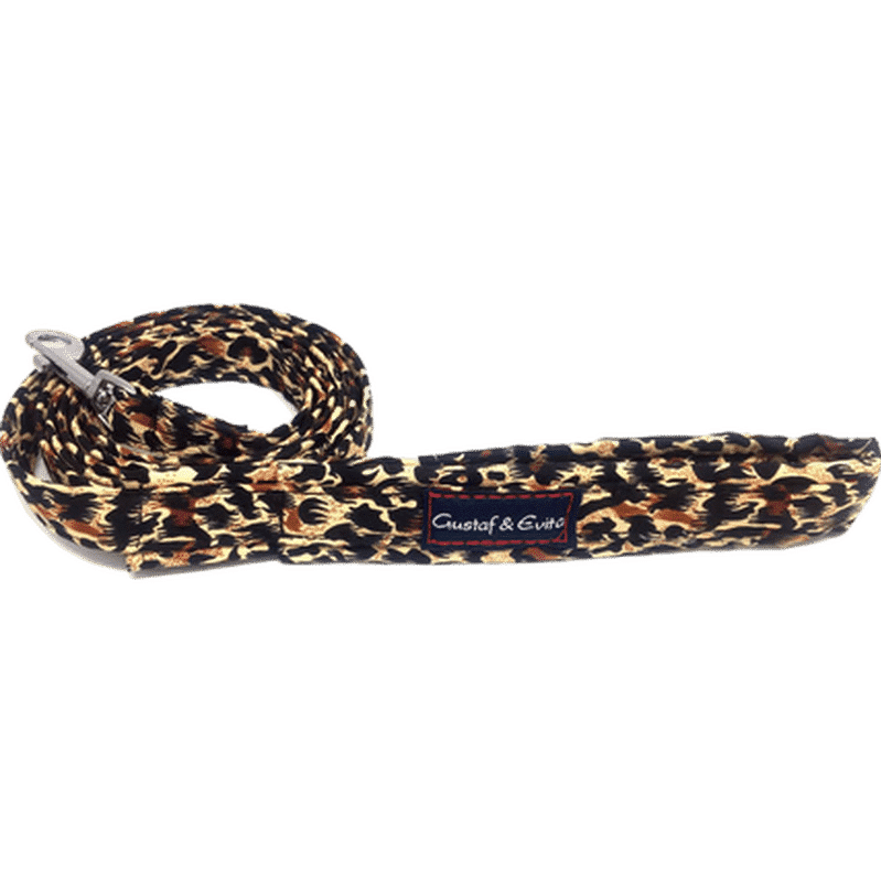 Koppel Leopard 180cm 15mm - Hund - Halsband - Gustaf och Evita - ZOO.se