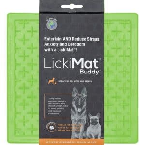 Lickimat Hundskål Buddy Grön 20x20 cm