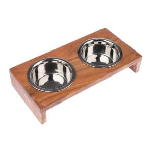 Modern Living Nellore matbar av trä - 2 x 400 ml, Ø 13 cm