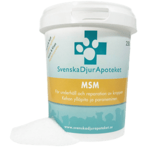 MSM 250g - Hund - Hundvård & Tillskott - Kosttillskott för hund & Hundvitaminer - Svenska DjurApoteket - ZOO.se