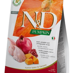 N&D Cat Pumpkin Quail Adult 1,5 kg - Katt - Kattfoder & kattmat - Torrfoder till katt - Farmina - ZOO.se