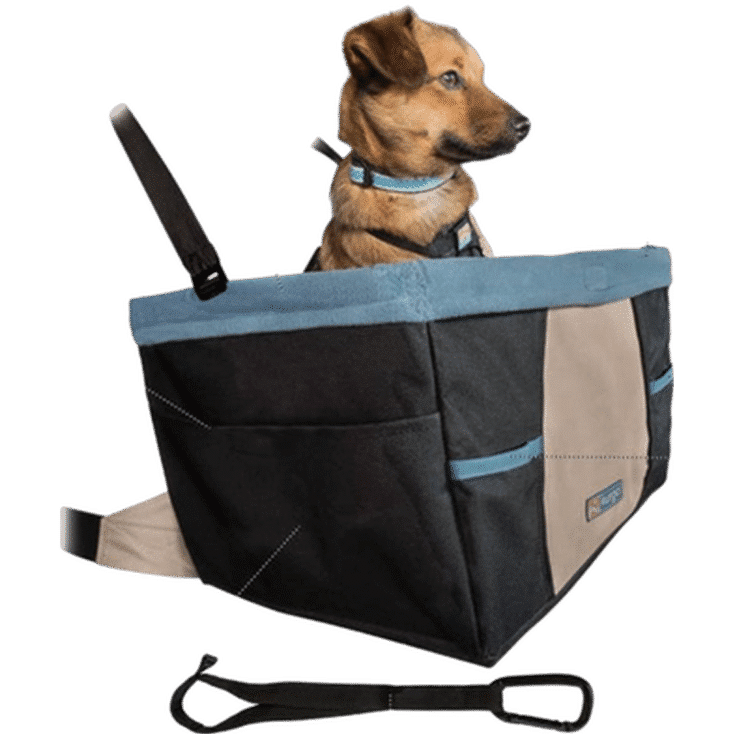 Rover Booster Seat Black/Blue 41x30x20cm - Hund - Hundburar - Bilskydd - Kurgo - ZOO.se
