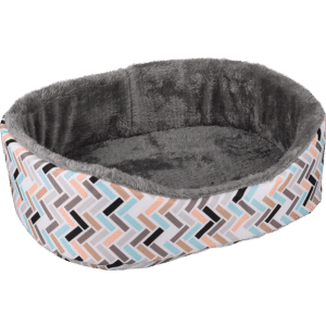 Small Animal Basket Clavio Oval Pattern 35 x 28 x 11 cm - Smådjur - Hus & Burinredning för smådjur - Bäddar & Hängmattor för smådjur - Flamingo - ZOO.se