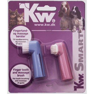 Smart Tooth Brush Set 6cm - Hund - Hundvård & Tillskott - Tandvård & tandsten hos hund - KW - ZOO.se