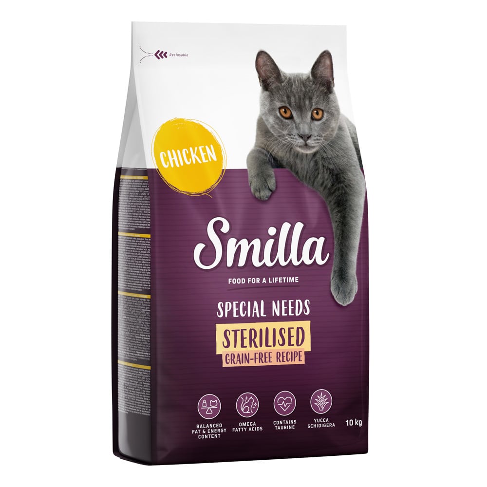 Smilla Grain Free Sterilised med kyckling - 1 kg