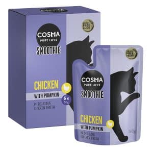 Sparpris! 6 x 50 g Cosma Smoothies - Kyckling med pumpa