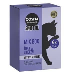 Sparpris! 6 x 50 g Cosma Smoothies - Mixpack