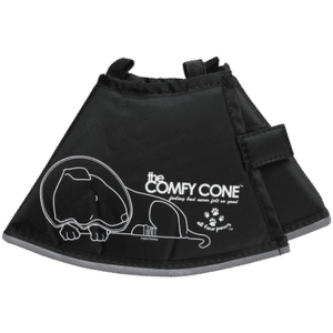 The Comfy Cone Pet Recovery Collar - Xtra Deep Collar Black Medium, 30 cm Extra Long - Hund - Hundvård & Tillskott - Skyddskragar & Hundkragar - AFP All For Paws - ZOO.se