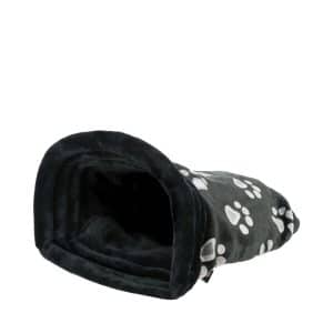 Trixie Jimmy Sovpåse för Katter och Små Hundar - Svart Plysch 34x20x45 cm