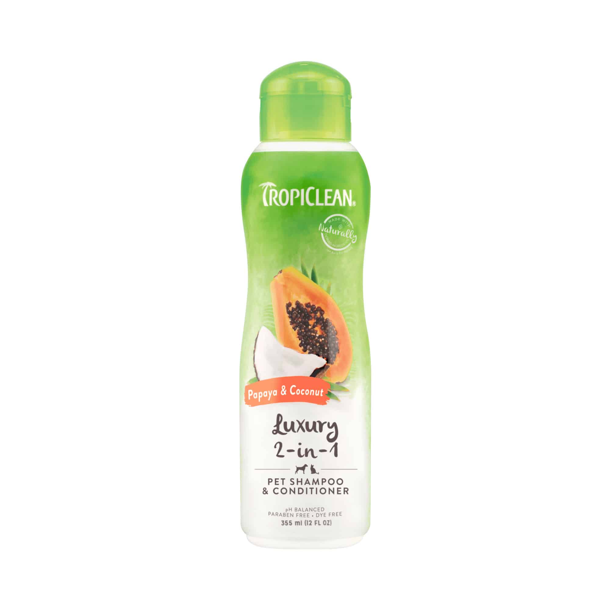 TropiClean 2-in-1 Luxury Shampoo & Conditioner - 355 ml