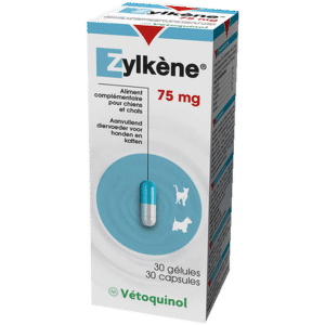 Zylkène kapsel 225mg, 30 kapslar - Veterinär - Djurapotek - Oro - Vétoquinol - ZOO.se