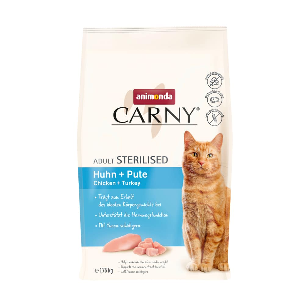 animonda Carny Adult Sterilised Kyckling & kalkon - 1,75 kg