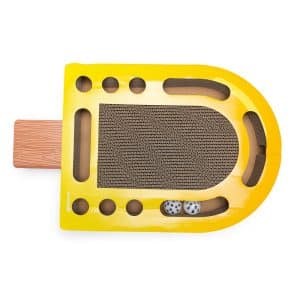 beeztees Ice Cream gul klösleksak - L 55 x B 35 x H 6 cm