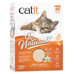 Catit Go Natural kattsand med vaniljdoft - 5,6 kg (2 x 2,8 kg)