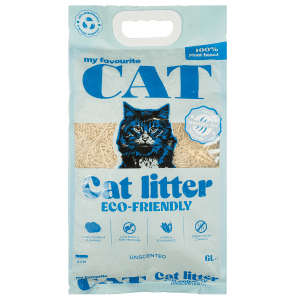 Eco-Friendly Cat Litter 6L - Unscented - Katt - Kattsand & kattströ - Ekologisk Kattsand & Kattströ - My favourite CAT - ZOO.se