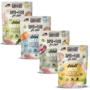 Ekonomipack: MAC's Cat Pouch 24 x 300 g - Mixpack (4sorter)