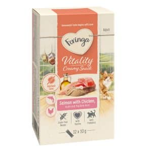Feringa Vitality Creamy Snacks - Lax med kyckling (12 x 10 g)