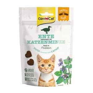 GimCat Crunchy Snacks - Anka med kattmynta 50 g