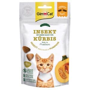 GimCat Crunchy Snacks - Insekter & pumpa 50 g