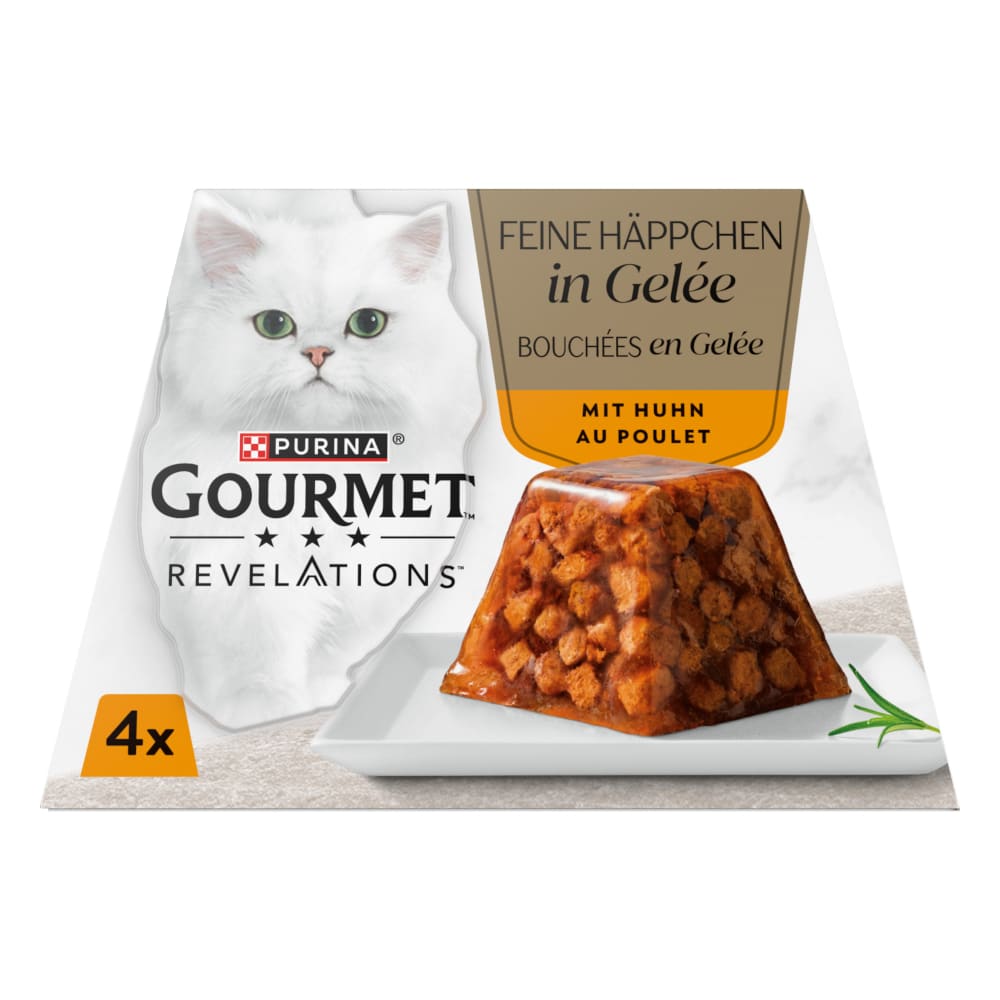 Gourmet Revelations Fine Cuts 4 x 57 g - Kyckling