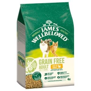 James Wellbeloved Grain Free Adult Cat Hypoallergenic Turkey - 4 kg