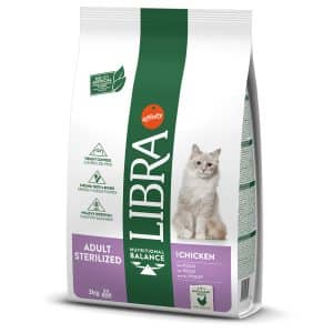 Libra Cat Adult Sterilized med kyckling - 3 kg