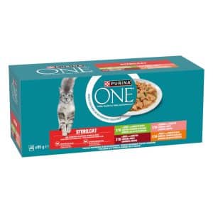 PURINA ONE Sterilcat 40 x 85 g - Mix (4 varianter)