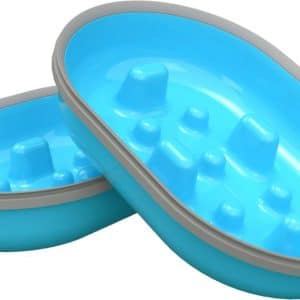 Slowfeedskål blå till Surefeed