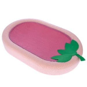 TIAKI Strawberry kattbädd - L 60 x B 40 x H 10 cm