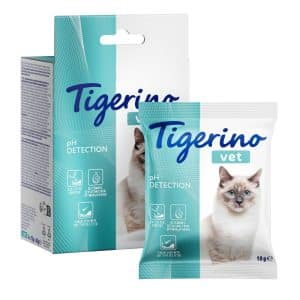 Tigerino VET tillsatser till kattströ till prova-på-pris! - pH Detection (4 x 10 g)