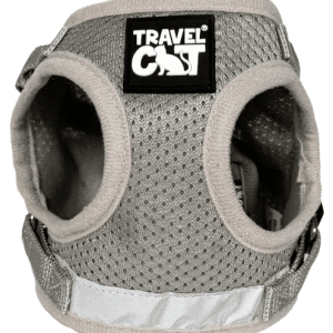 Travelcat kattsele med koppel Grå (Small)