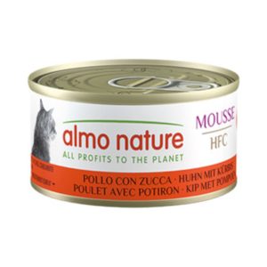 Almo Nature HFC Cat Mousse 6 x 70 g - Kyckling med pumpa