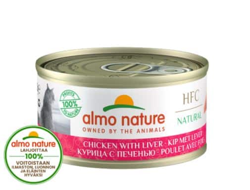 Almo Nature HFC Natural Kyckling & Lever 70 g våtfoder för katter