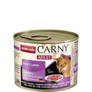 Animonda Carny Adult Nötkött + Lamm 200 g våtfoder för katter