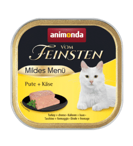 Animonda Vom Feinsten Mild Menu Kalkon + Ost 100 g våtfoder för katter