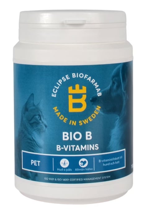B-Vitamin Eclipse Biofarmab Bio B till Hund & Katt 150 g