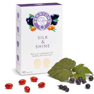 BERRYOMG Silk & Shine för Hundar och Katter 90 Kapslar