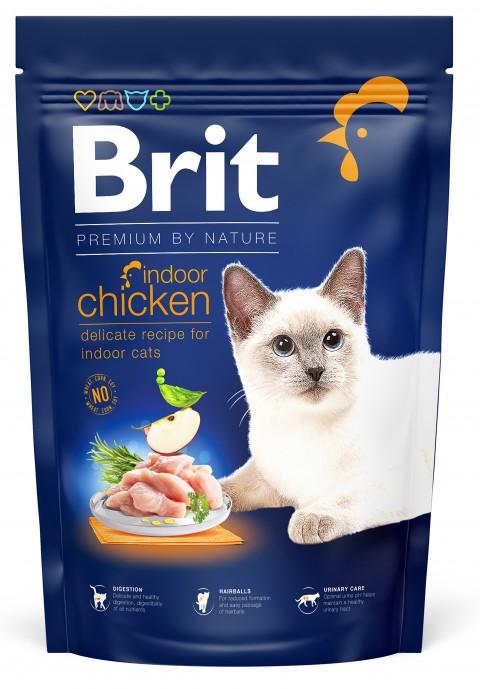 Brit Premium by Nature Cat Indoor Chicken Katt 1,5 kg